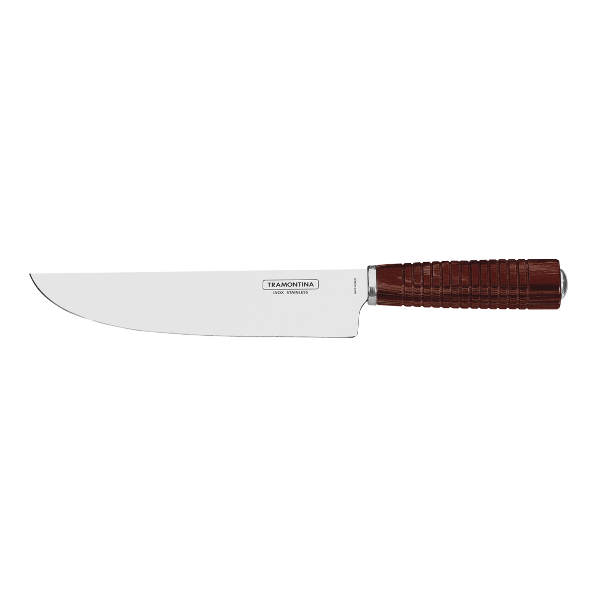 Cuchillo + afilador con estuche de cuero