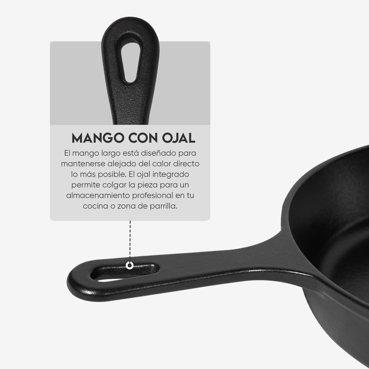 Sartén N° 30 de Hierro Fundido Esmaltado | Grillcorp