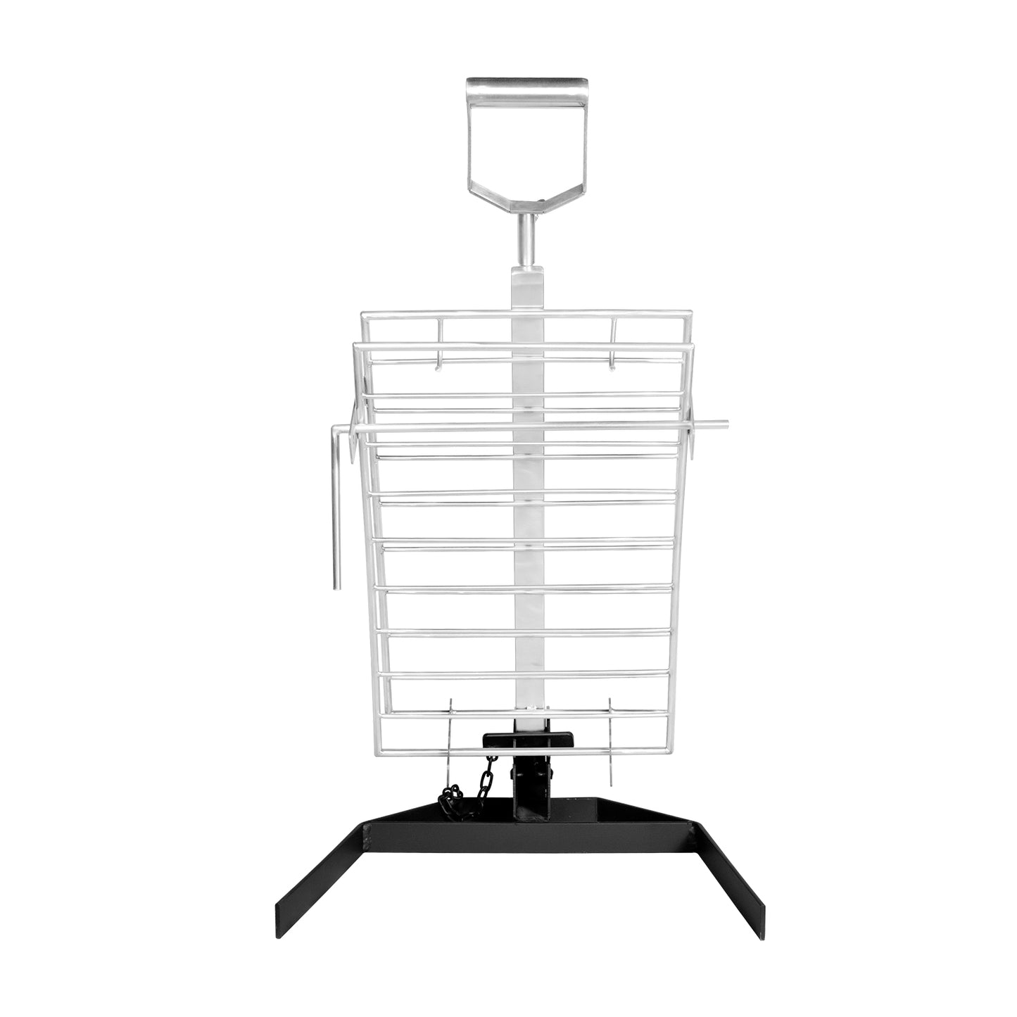 Combo Estaca Inoxidable de 45 x 30 cm + Pack carbón y leña