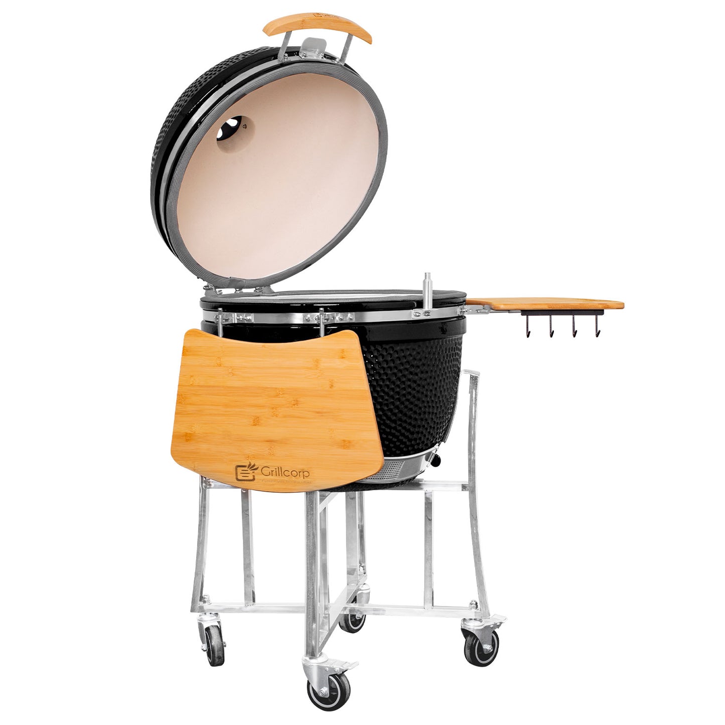 Kamado Clásico 25" con Divide and conquer de 2 niveles