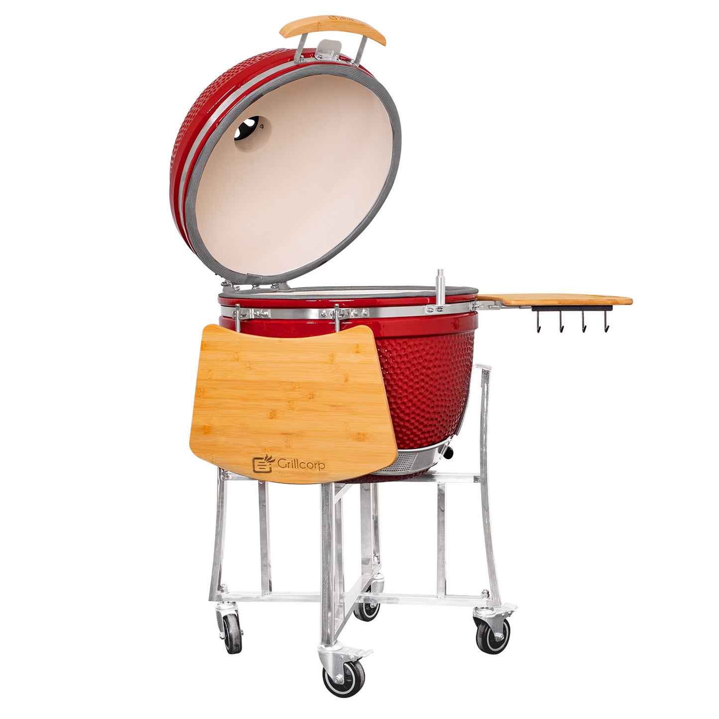 Kamado Clásico 25" con Divide and conquer de 2 niveles