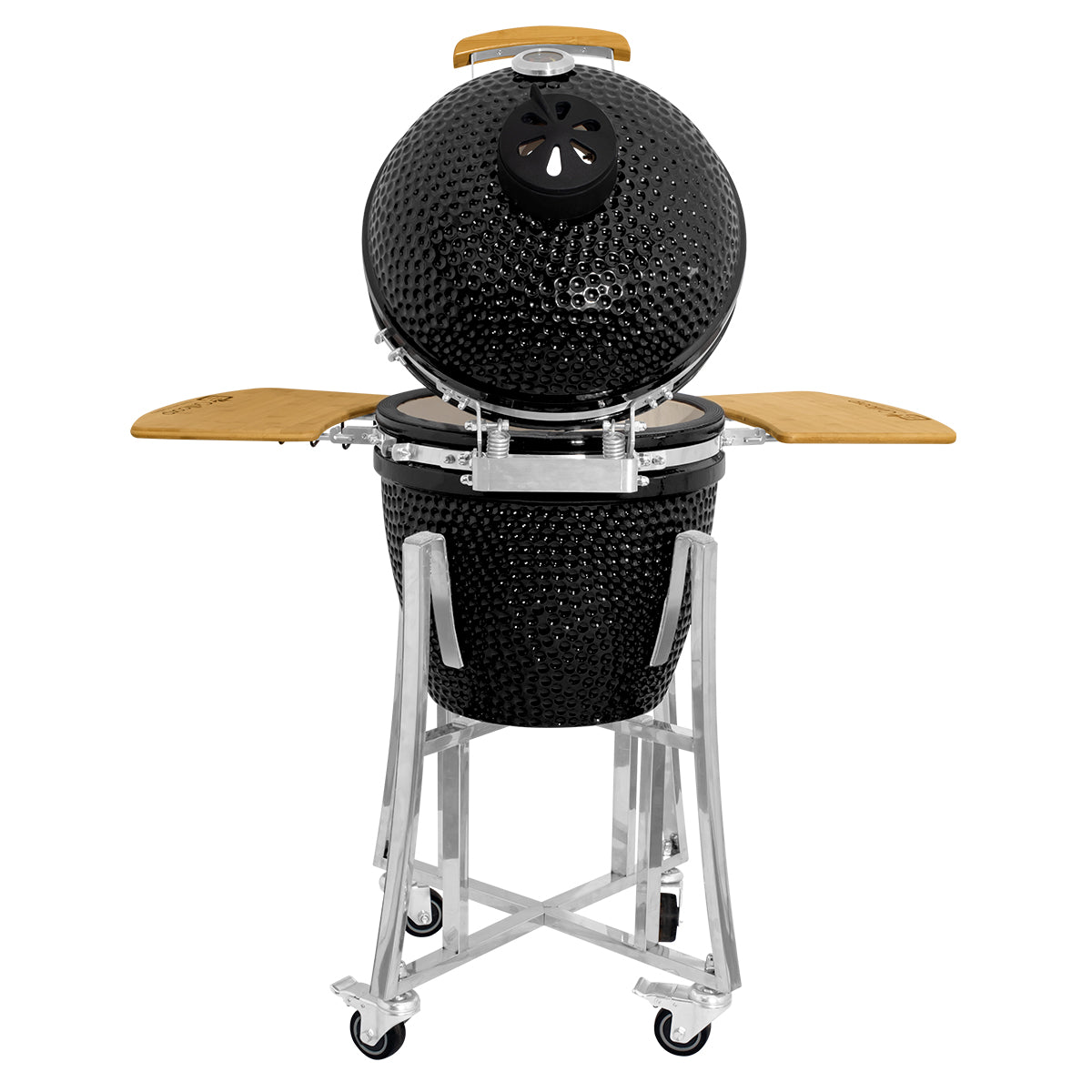 Kamado Clásico 18" + Divide and conquer 2 niveles + Rotagrill