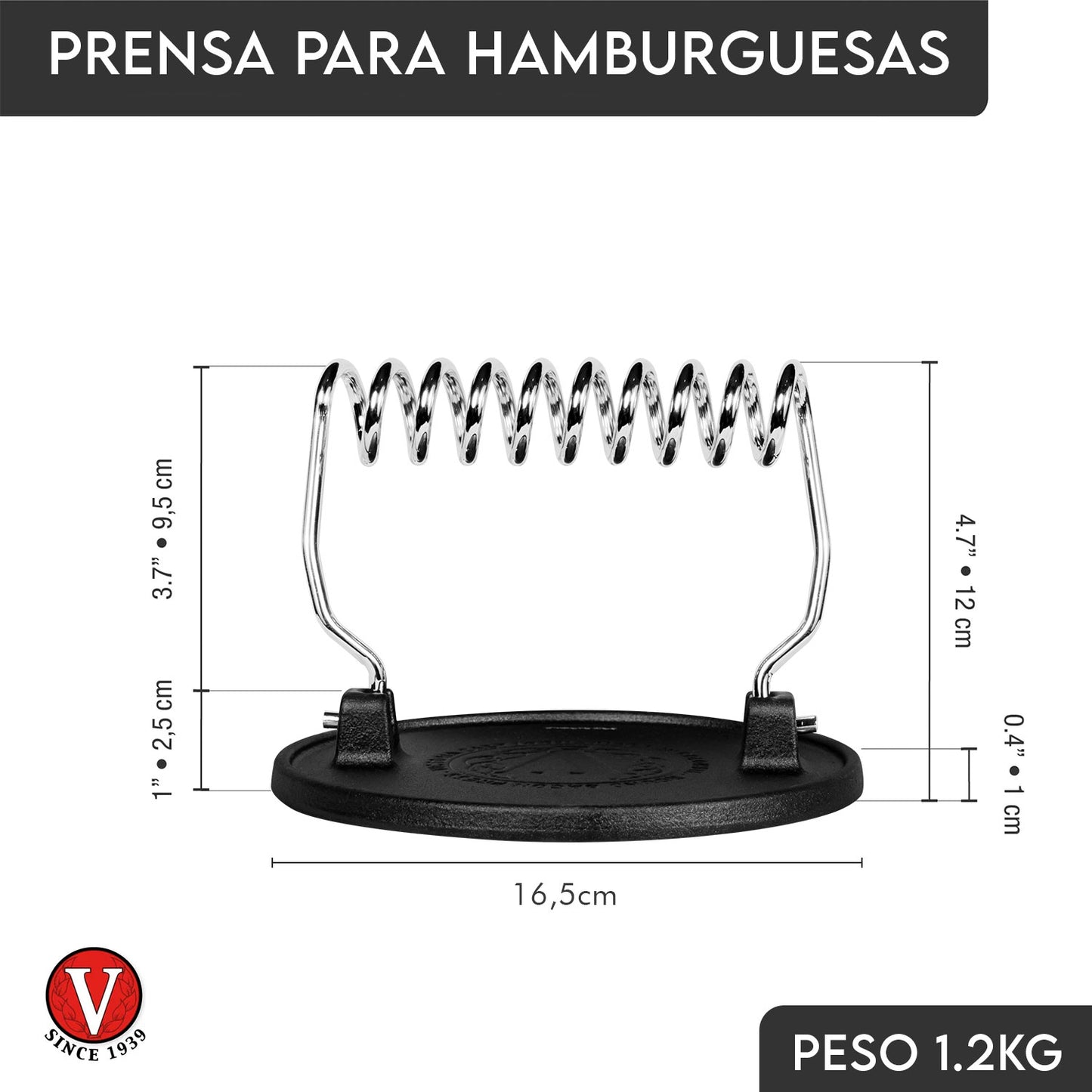 Plancha Reversible Mediana con Accesorios Parrilleros