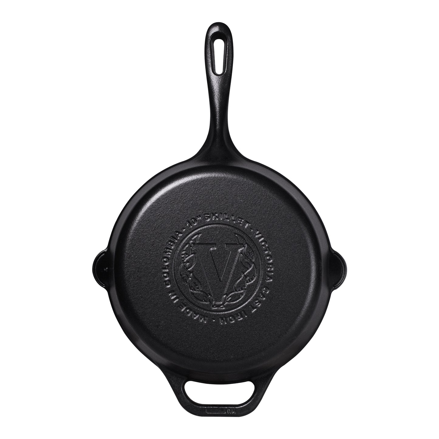 Sartén N° 25 de Hierro Fundido con Tapa de Vidrio y Mango de goma