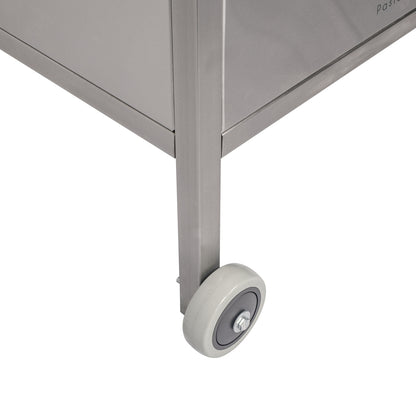 Caja China Grande Inoxidable con Parrilla de Levante