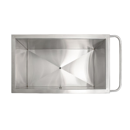 Caja China Grande Inoxidable con Parrilla de Levante