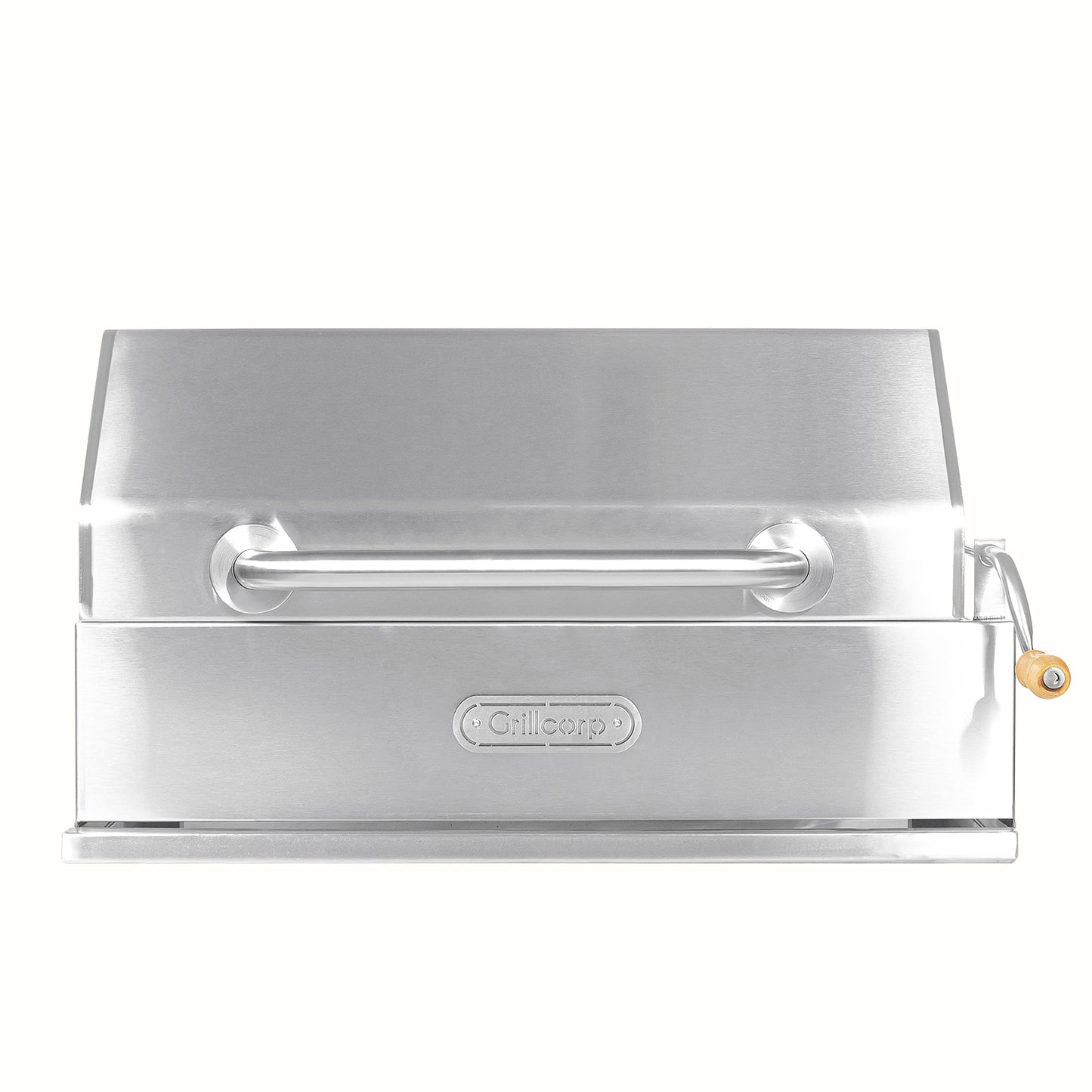 Parrilla Argentina con tapa Grande Empotrable Inoxidable 80cm x 50cm | Grillcorp