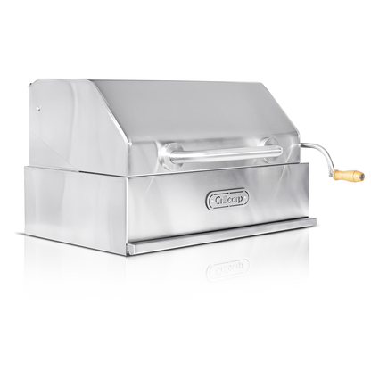 Parrilla Argentina con tapa Mediana Empotrable Inoxidable 70cm x 45cm | Grillcorp