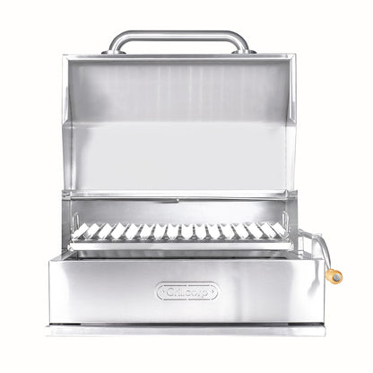 Parrilla Argentina con tapa Mediana Empotrable Inoxidable 70cm x 45cm | Grillcorp