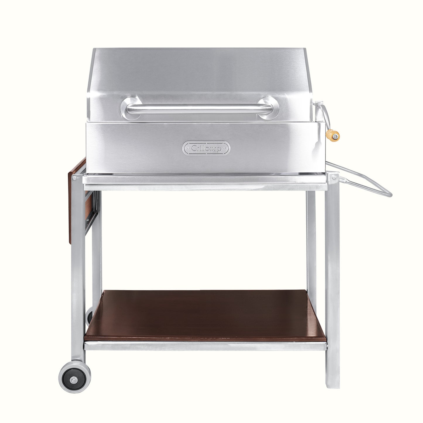 Parrilla Argentina con tapa Grande Empotrable Inoxidable 80cm x 50cm | Grillcorp