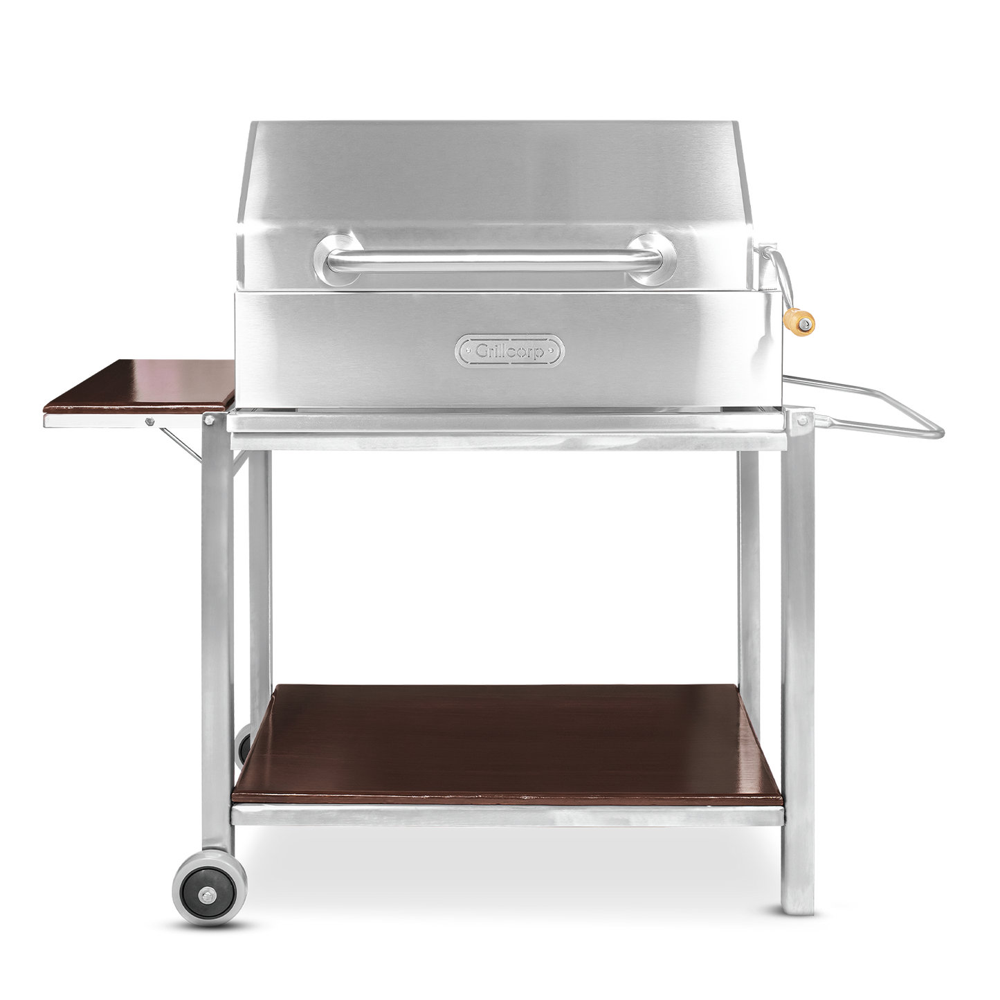 Parrilla Argentina con tapa Grande Empotrable Inoxidable 80cm x 50cm | Grillcorp