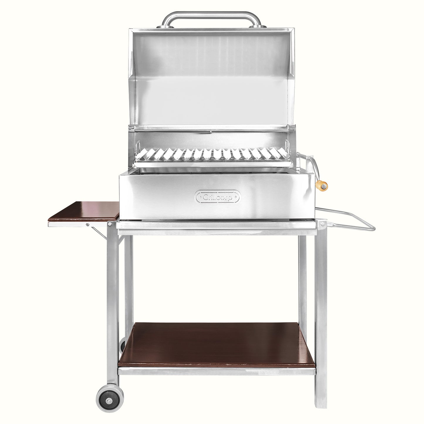 Parrilla Argentina con tapa Mediana Empotrable Inoxidable 70cm x 45cm | Grillcorp