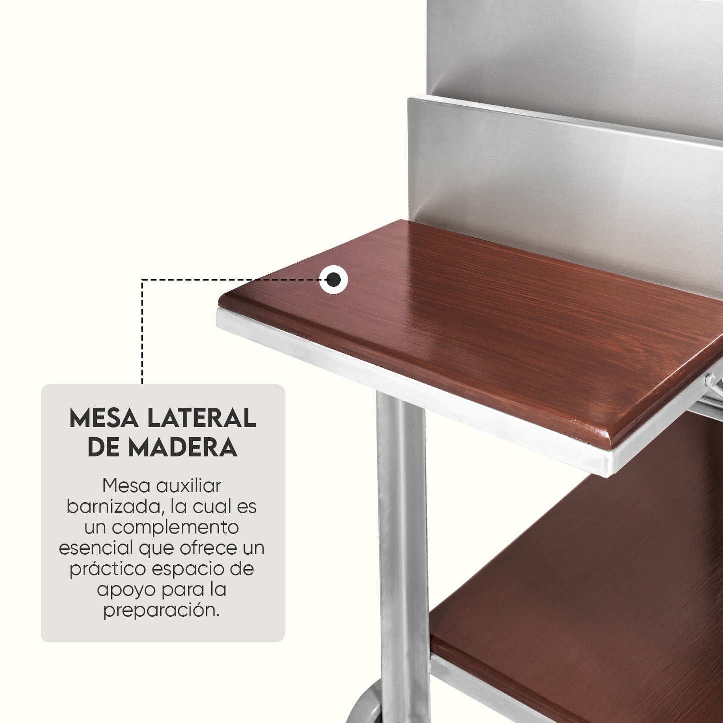 Parrilla Argentina con tapa Mediana Empotrable Inoxidable 70cm x 45cm | Grillcorp