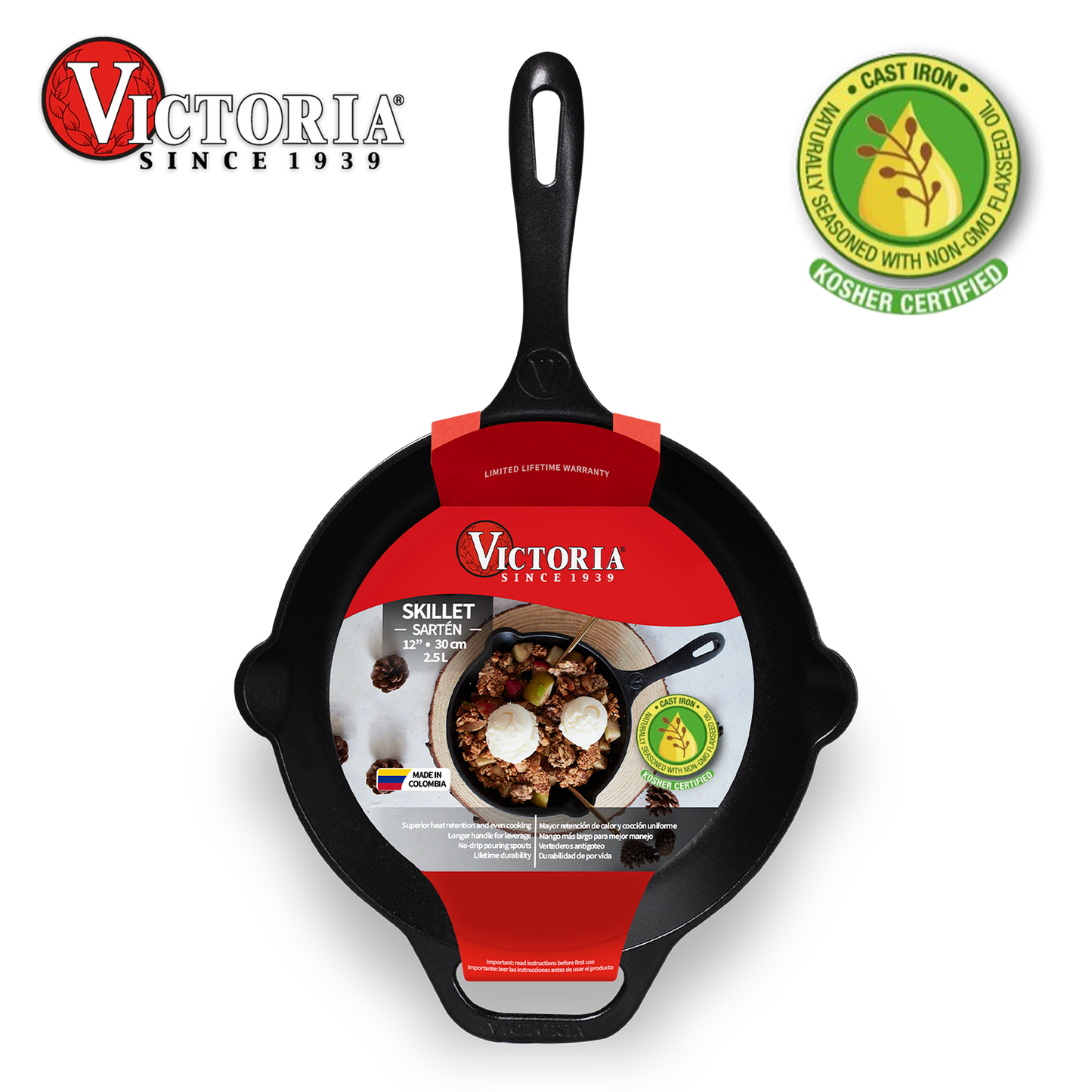 Sartén N° 30 de Hierro Fundido - Victoria
