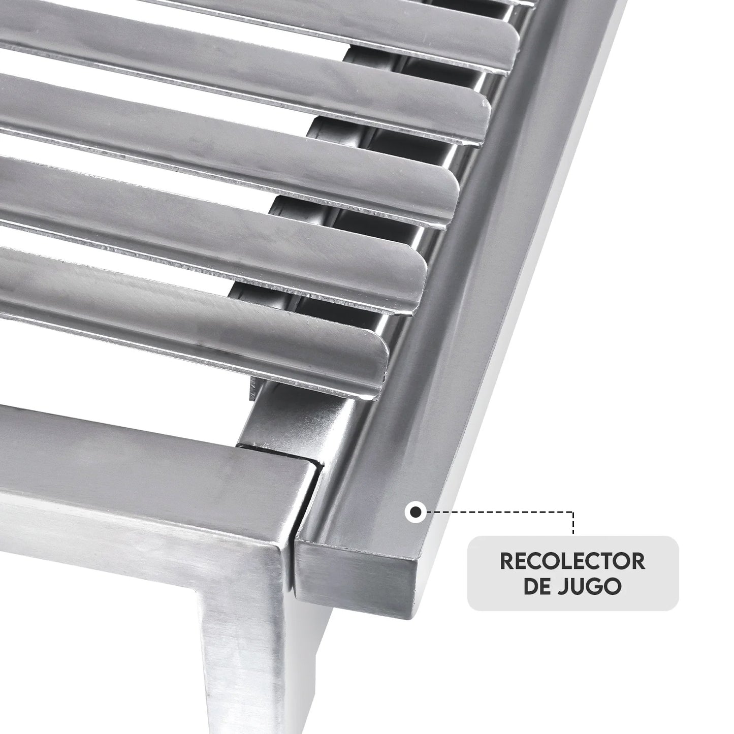 Caja China Chica Black Inoxidable con parrilla de levante inoxidable | Grillcorp