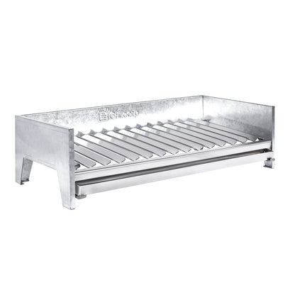Caja China Mediana Black Inoxidable con Parrilla de Ángulos