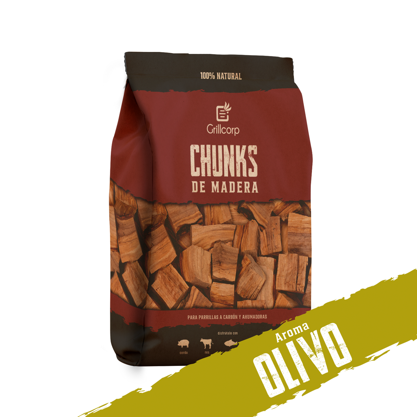 Chunks de Madera para Ahumar de 1.5kg