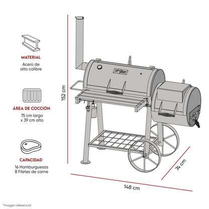 Ahumador Offset Pitmaster X5