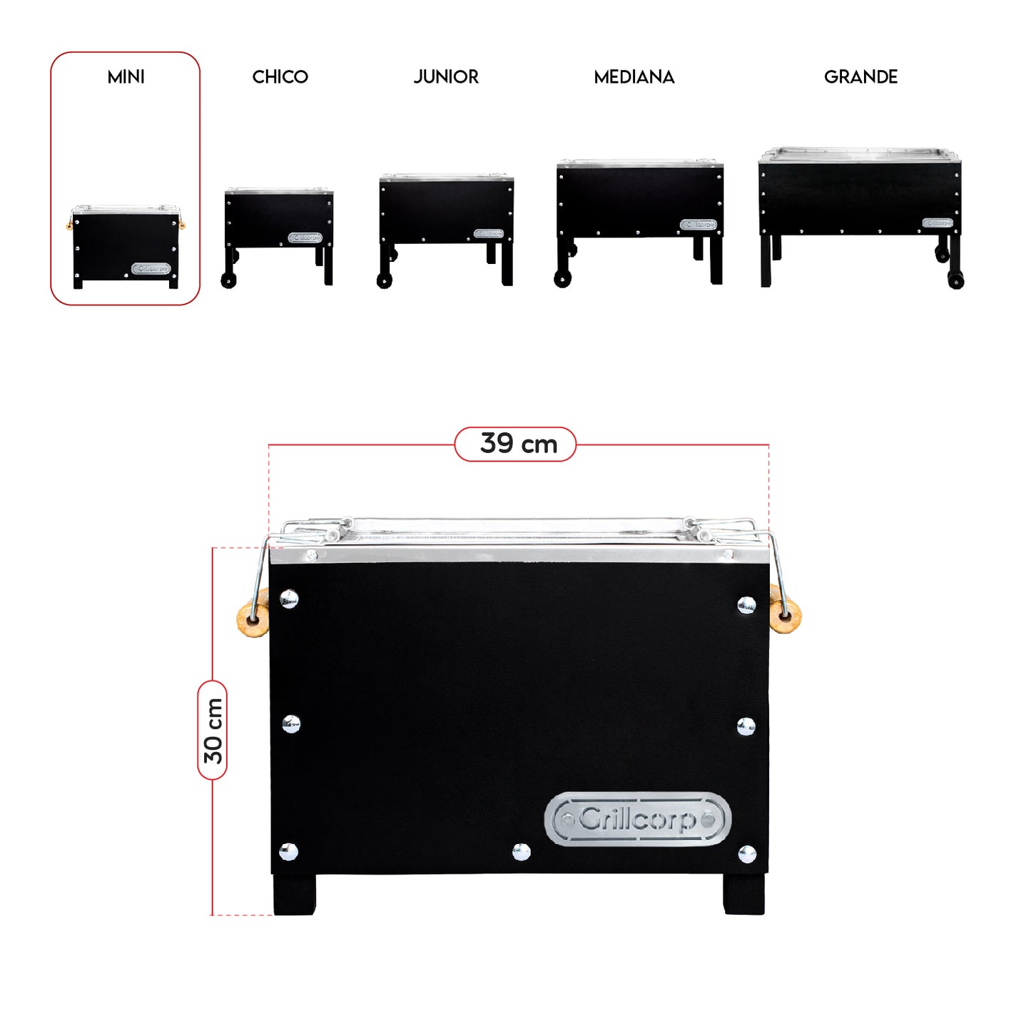 Caja China Mini Black Premium | Grillcorp