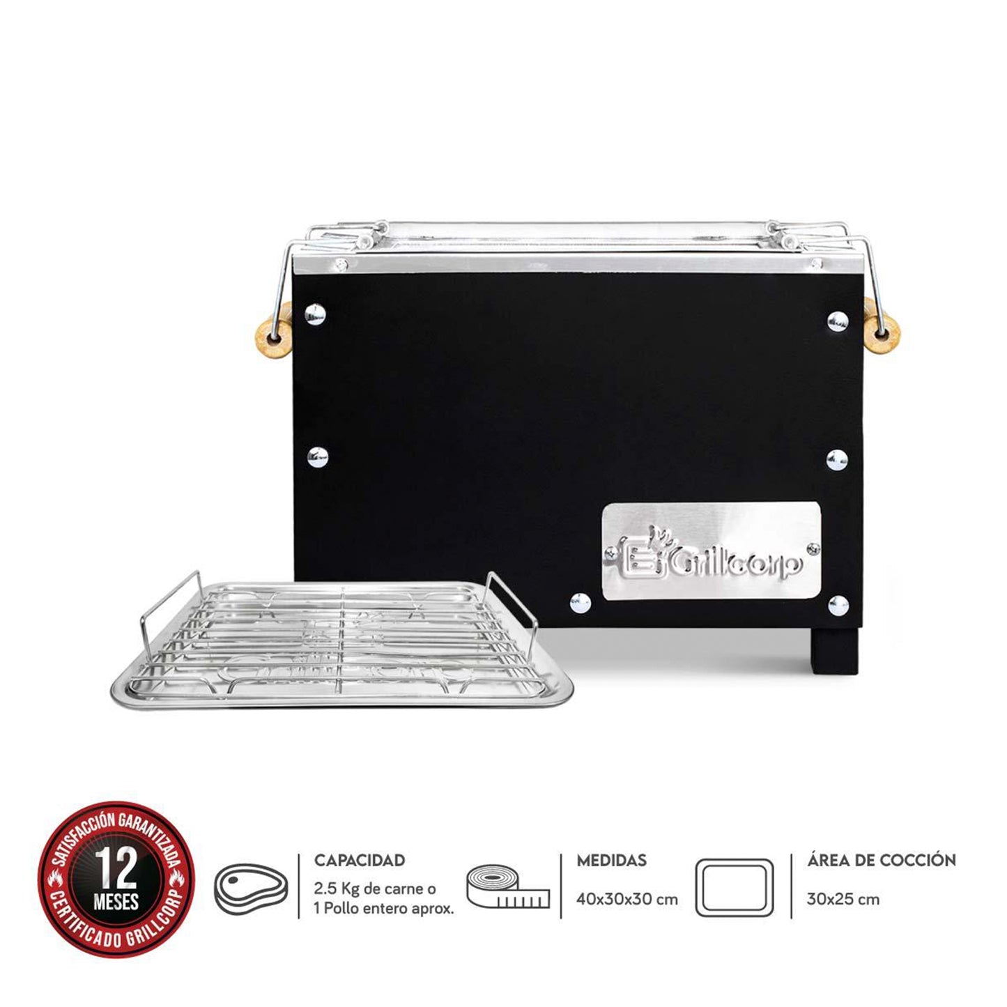 Caja China Mini Inoxidable Black