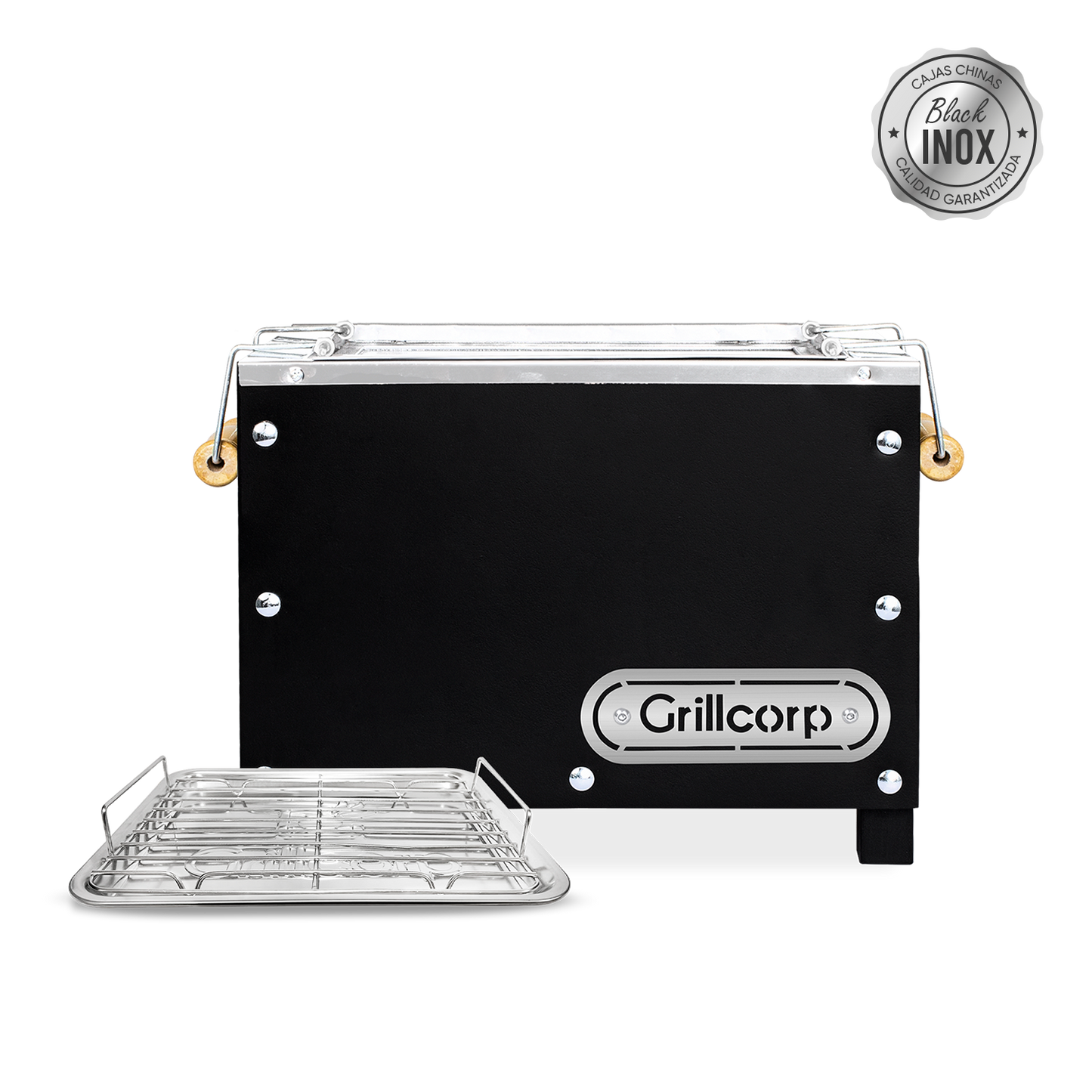Caja China Mini Black Inoxidable | Grillcorp