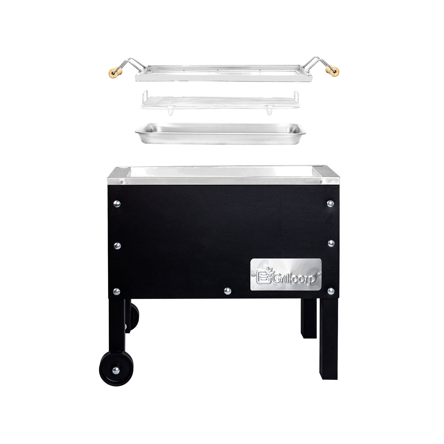 Caja China Chica Black Inoxidable