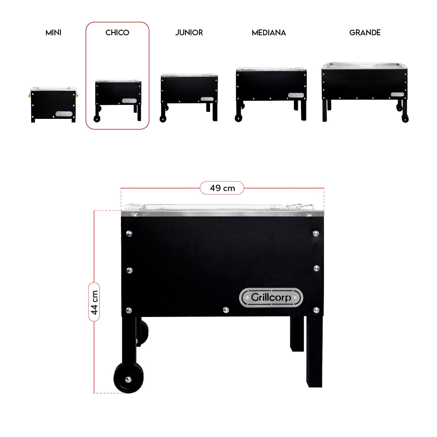 Caja China Chica Black Premium | Grillcorp