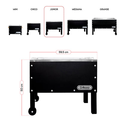 Caja China Junior Black Premium | Grillcorp