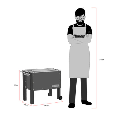 Caja China Junior Black Premium | Grillcorp