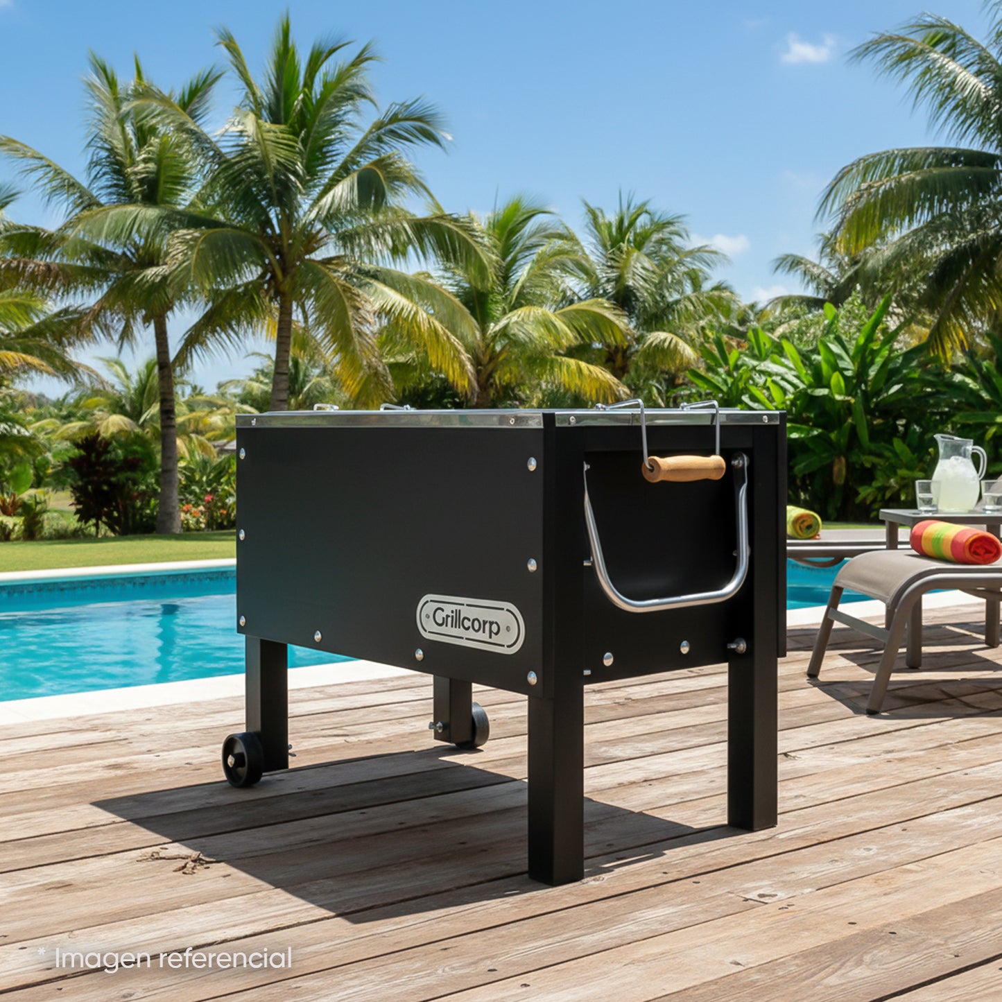 Caja china Junior Black Inoxidable | Grillcorp