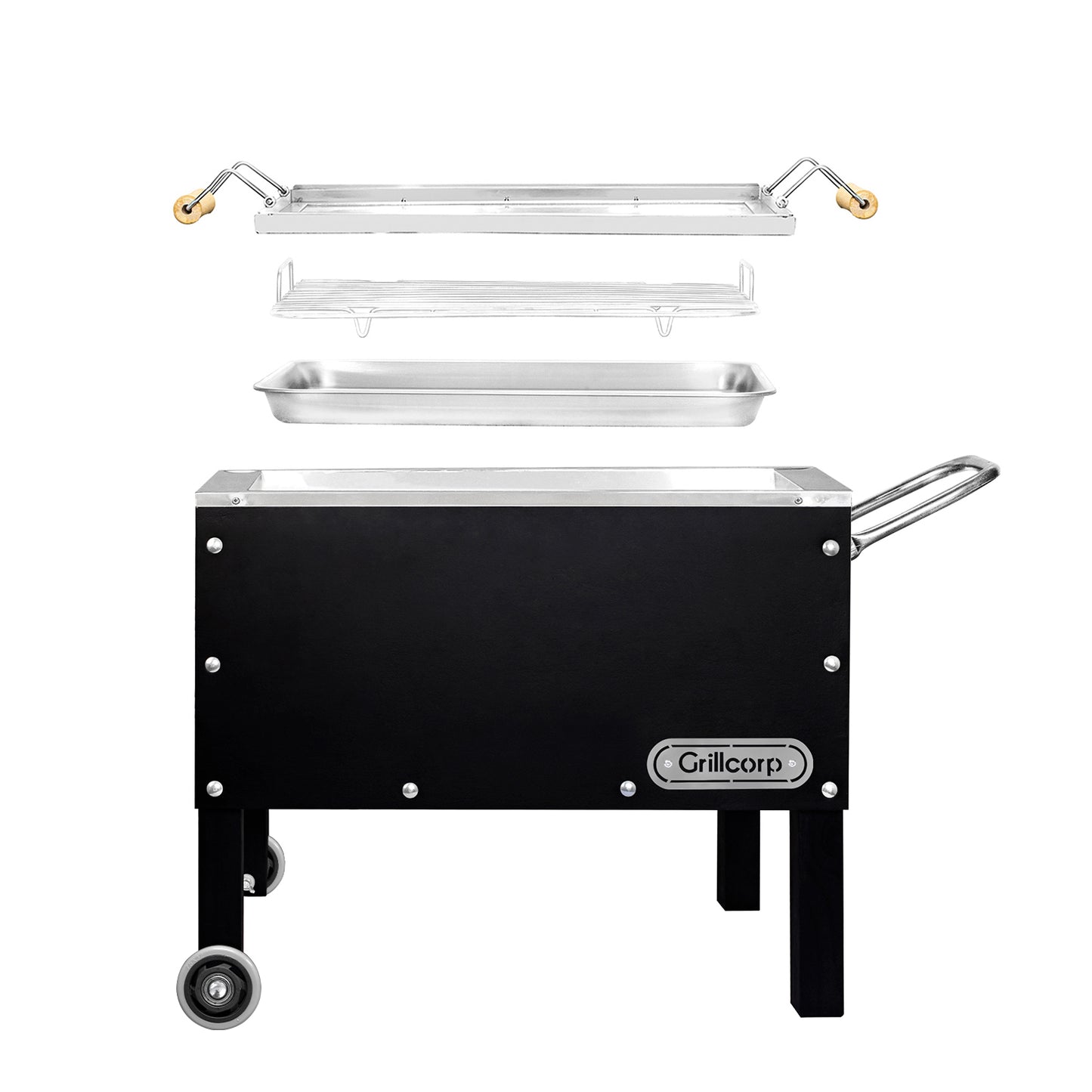 Caja china Junior Black Inoxidable | Grillcorp