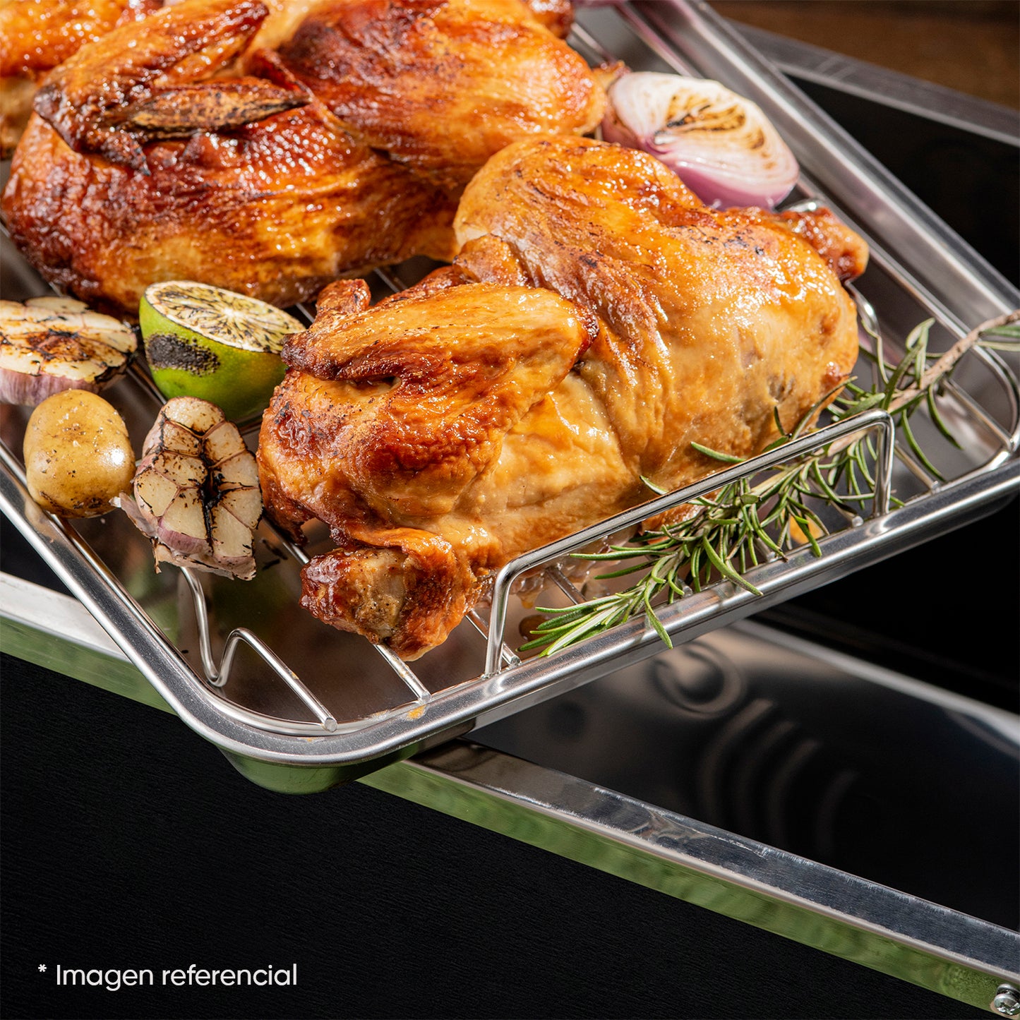 Caja china Mediana Black Inoxidable | Grillcorp