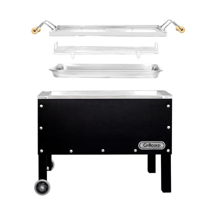 Caja china Mediana Black Inoxidable | Grillcorp
