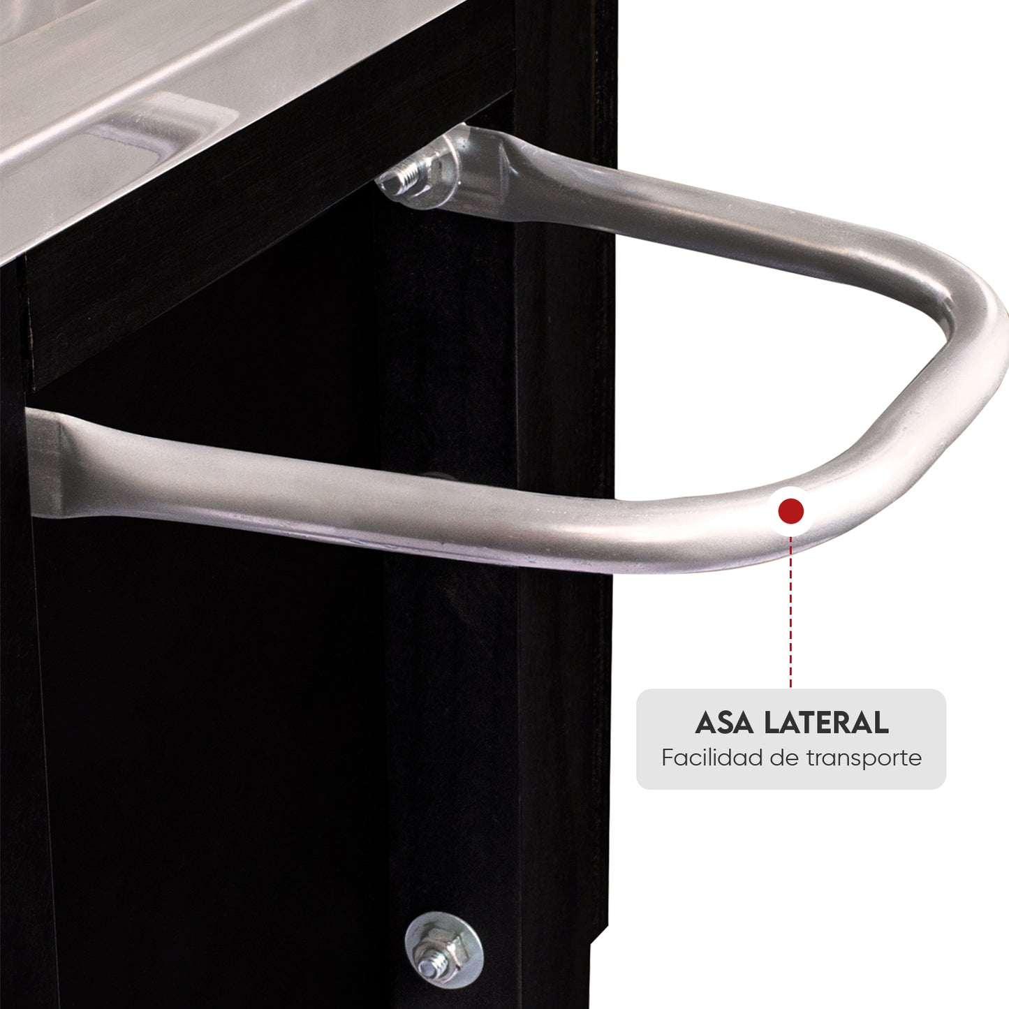 Caja china Mediana Black Inoxidable | Grillcorp