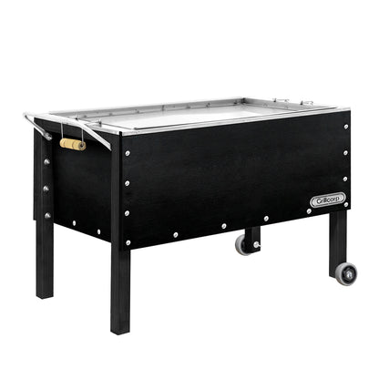 Caja china Grande Black inoxidable con Parrilla de Levante Mixta