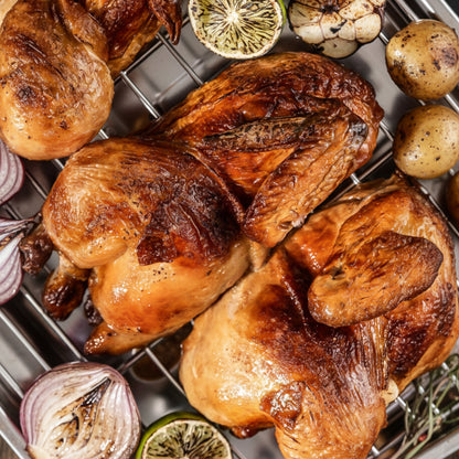 Caja china Grande Black inoxidable con Parrilla de Levante Mixta