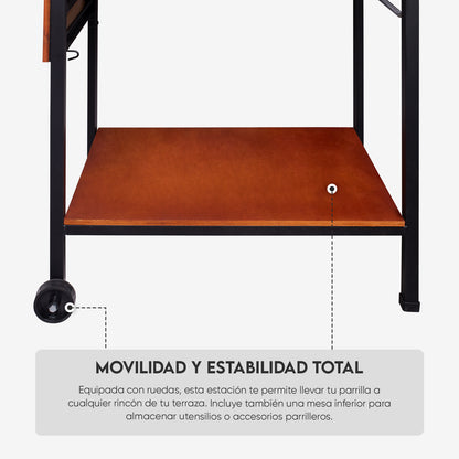 Parrilla Argentina de Metal