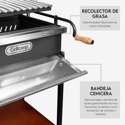 Parrilla Argentina de Metal
