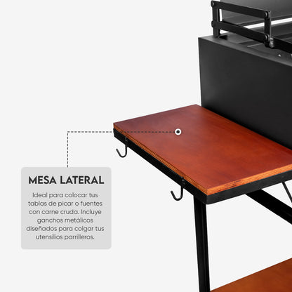 Parrilla Argentina de Metal