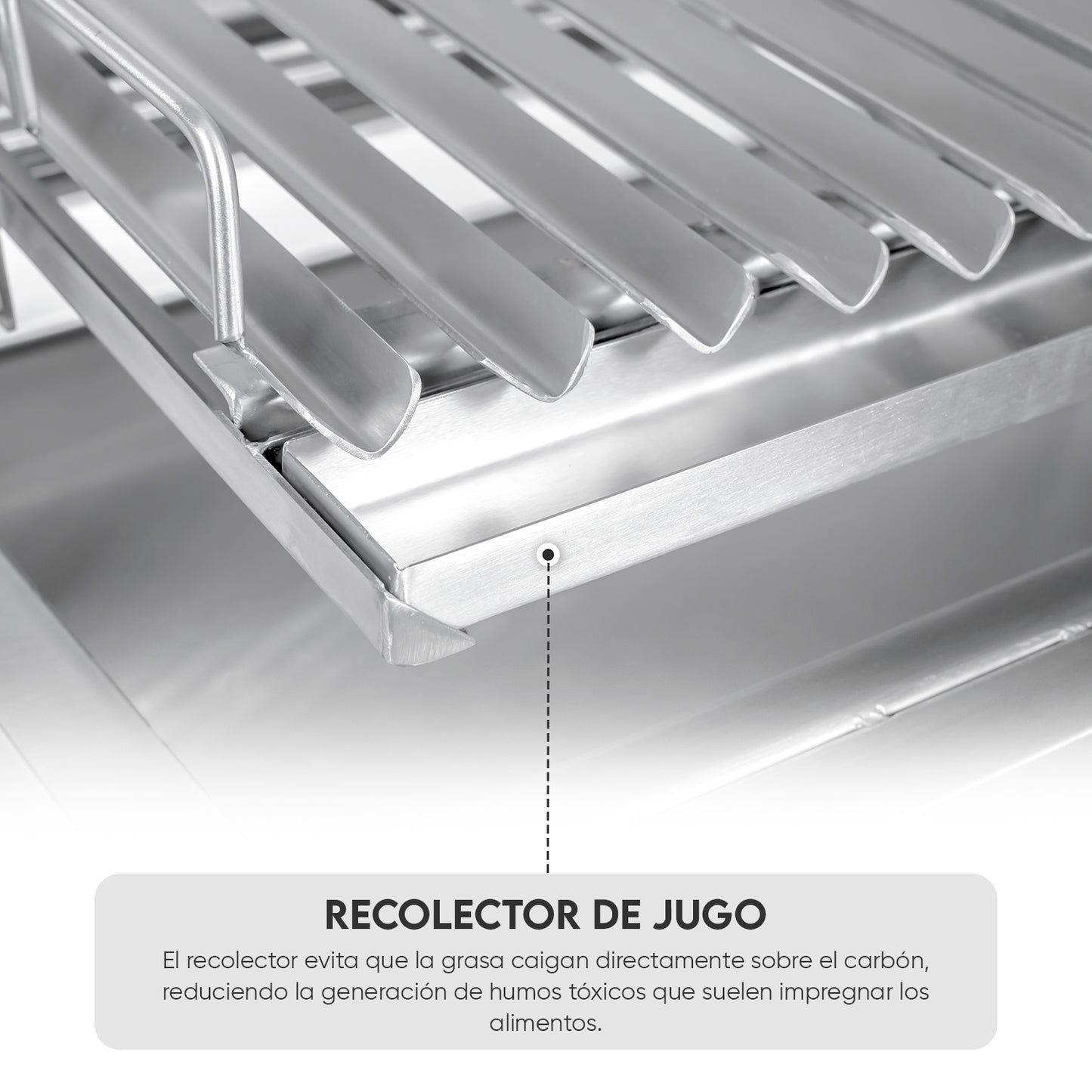 Parrilla Empotrable con Caja China Profesional con Tapa 80cm x 50cm | Grillcorp