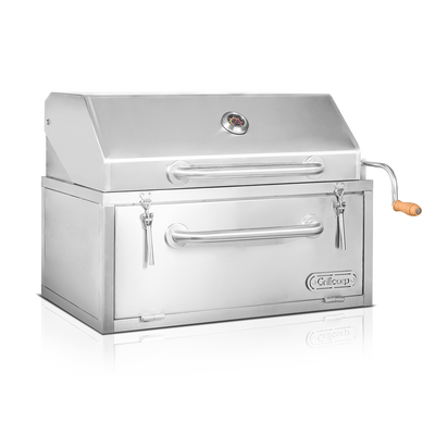 Parrilla Empotrable con Tapa y Caja China ESSENTIAL 80cm x 50cm | Grillcorp