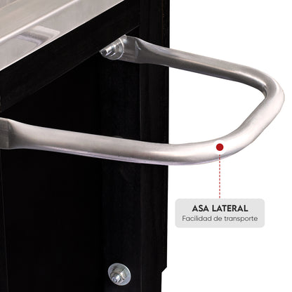 Caja China Chica Black Inoxidable con parrilla de varillas Inoxidables | Grillcorp