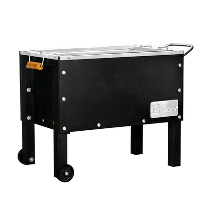 Caja china Junior Black Inoxidable con Levante Mixta