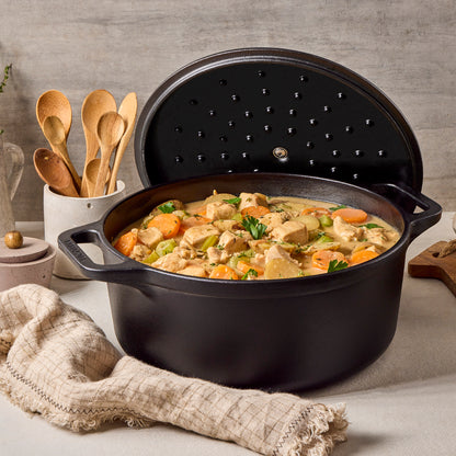 Horno Holandés de 6QT de Hierro Fundido Esmaltado - Victoria