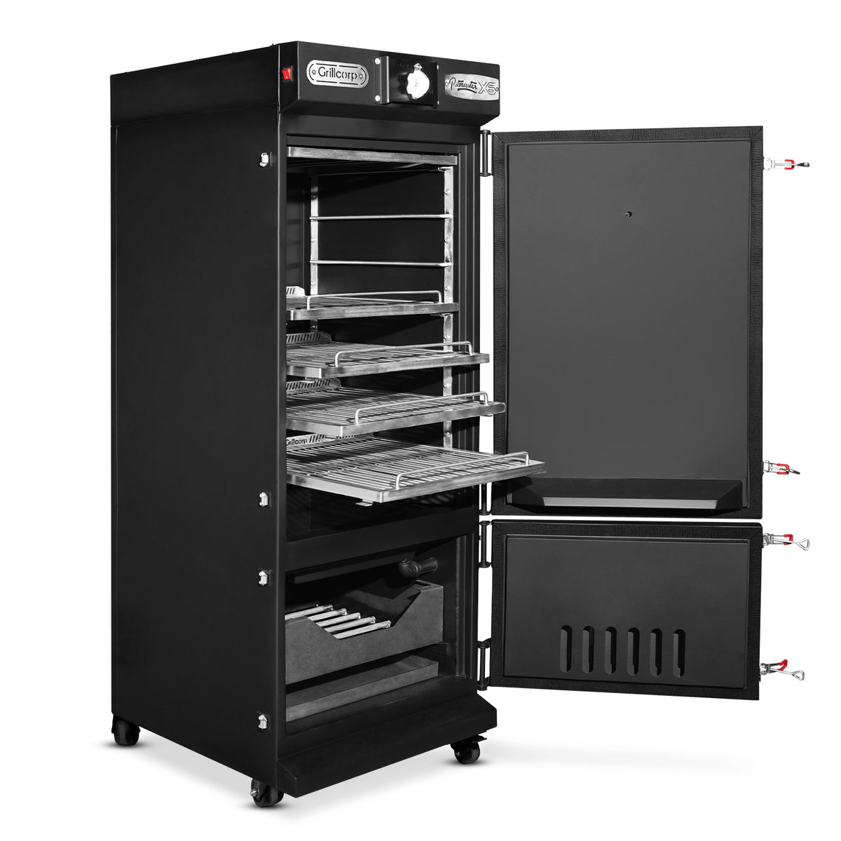 Ahumador Vertical Compensado H₂O Modelo x6 - Leña | Grillcorp