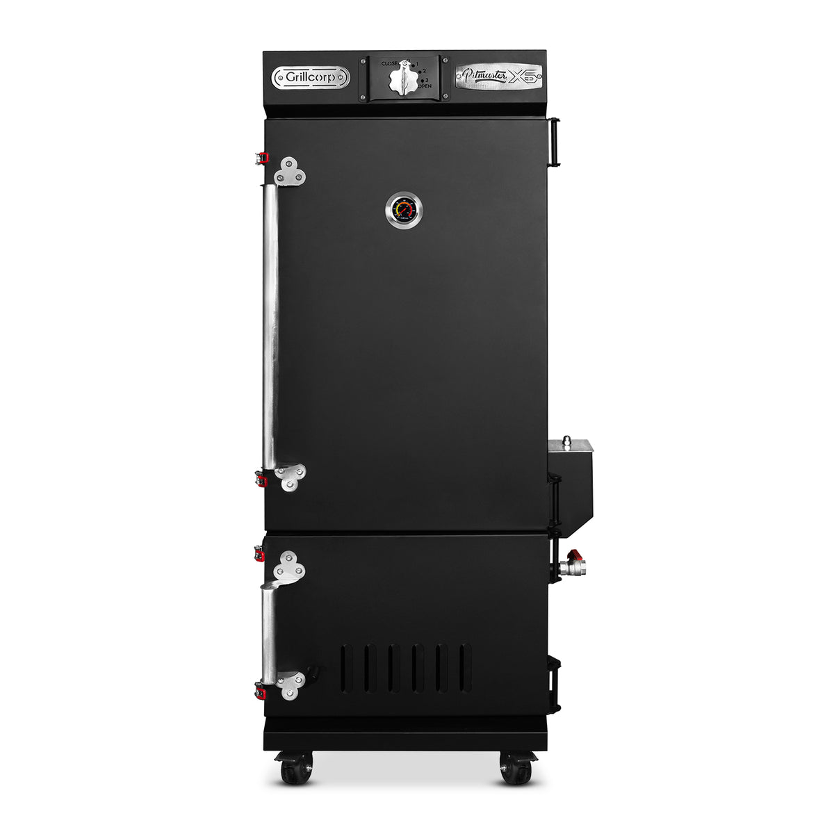 Ahumador Vertical Compensado H₂O Modelo x6 - Leña | Grillcorp