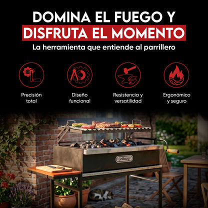 Parrilla Argentina de Metal