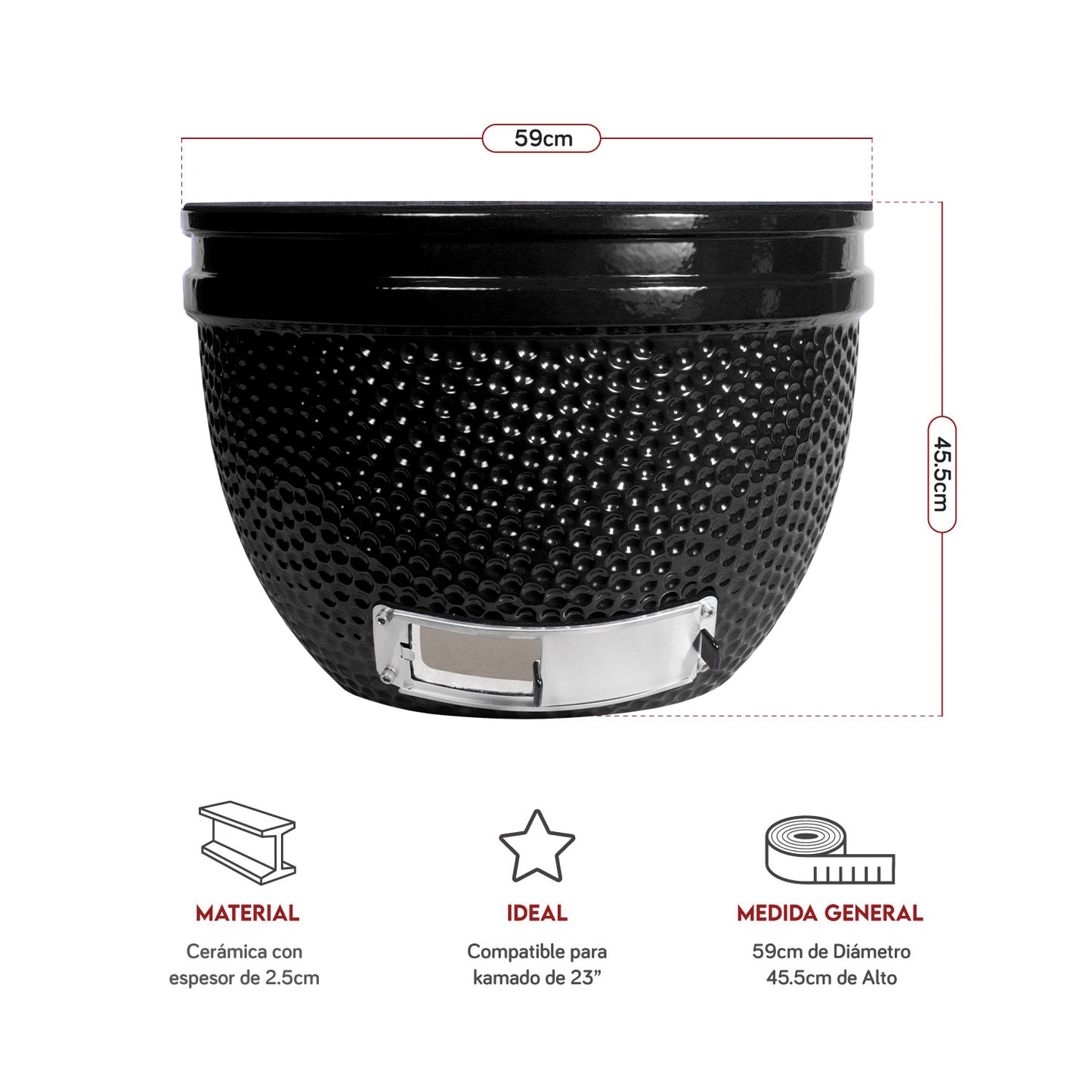 Base de cerámica para kamado | Grillcorp