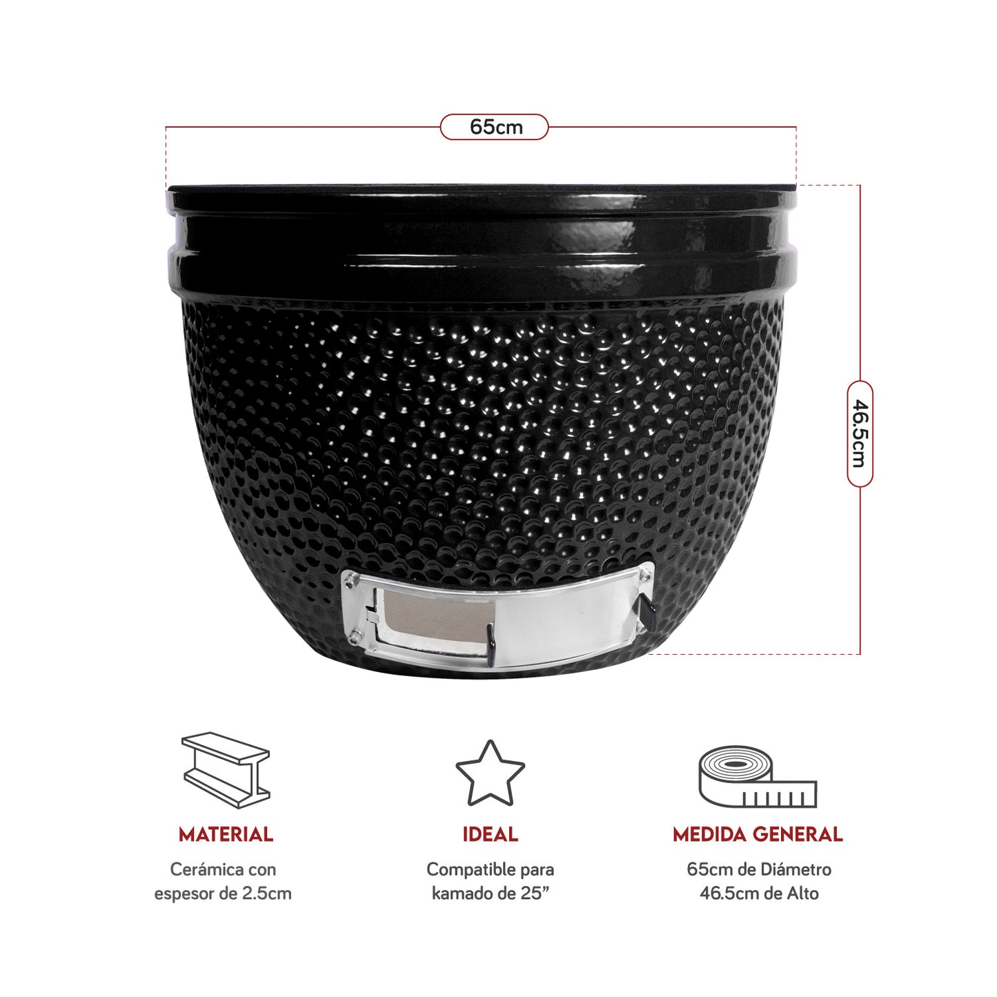 Base de cerámica para kamado | Grillcorp