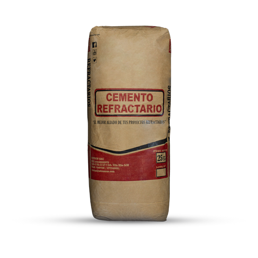 Cemento Ultra Refractario de 25 kilos